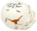 Steve McMichael Signed Texas Longhorns Riddell Speed Mini Helmet - MCMMIN312 - Steve McMichael Signed Texas Longhorns Riddell Speed Mini Helmet product image