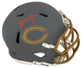 Jim McMahon Signed Chicago Bears SLATE Riddell Speed Mini Helmet - MCMMIN320 - Jim McMahon Signed Chicago Bears SLATE Riddell Speed Mini Helmet product image