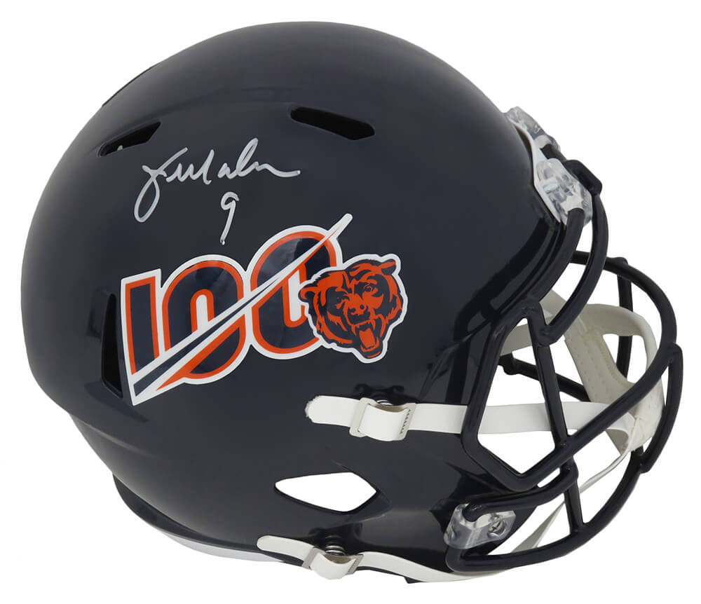 Jim McMahon Signed Chicago Bears 100th Anniversary Logo Riddell Full Size Speed Replica Helmet - MCMREP305 - Jim McMahon Signed Chicago Bears 100th Anniversary Logo Riddell Full Size Speed Replica Helmet product image