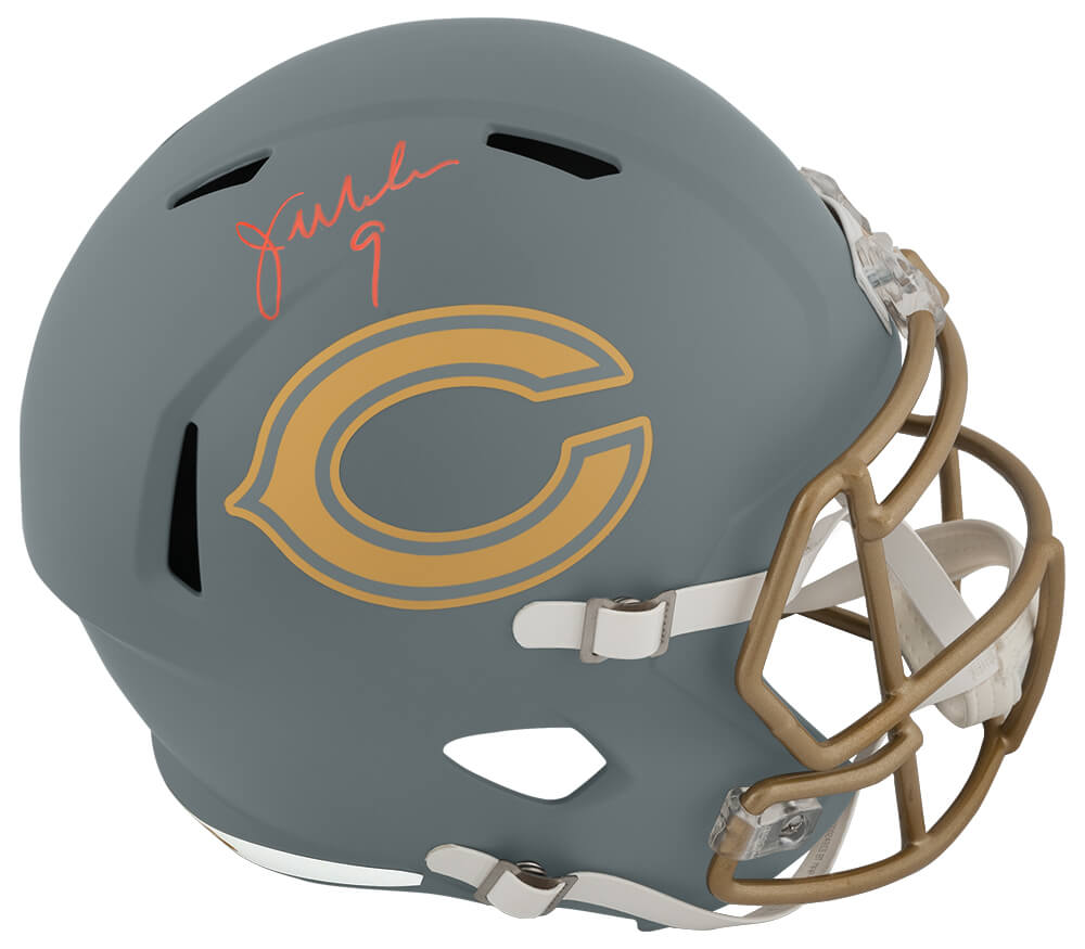 Jim McMahon Signed Chicago Bears SLATE Riddell Full Size Speed Replica Helmet - MCMREP310 - Jim McMahon Signed Chicago Bears SLATE Riddell Full Size Speed Replica Helmet product image