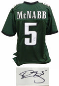 Donovan McNabb Signed Green Custom Football Jersey - MCNJRY300 - Donovan McNabb Signed Green Custom Football Jersey product image