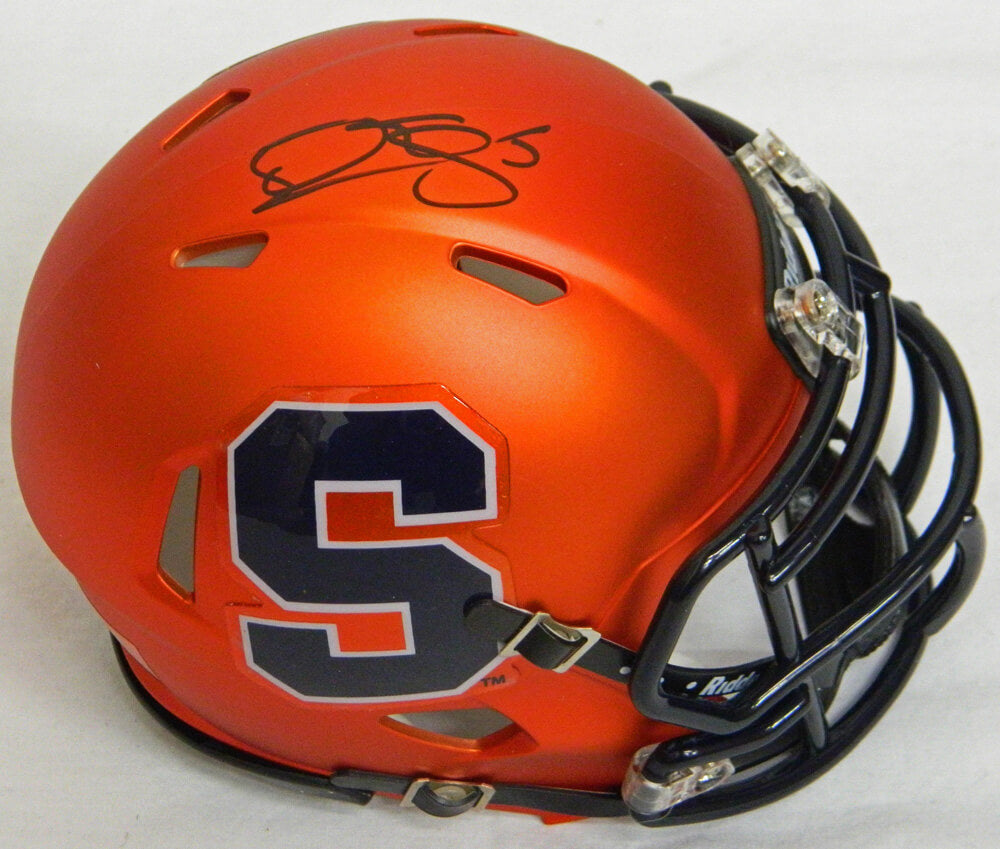 Donovan McNabb Signed Syracuse Riddell Speed Mini Helmet - MCNMIN301 - Donovan McNabb Signed Syracuse Riddell Speed Mini Helmet product image