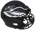 Donovan McNabb Signed Philadelphia Eagles Eclipse Black Matte Riddell Full Size Speed Replica Helmet - MCNREP302 - Donovan McNabb Signed Philadelphia Eagles Eclipse Black Matte Riddell Full Size Speed Replica Helmet product image