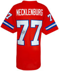 Karl Mecklenburg Signed Orange Custom Football Jersey - MECJRY300 - Karl Mecklenburg Signed Orange Custom Football Jersey product image