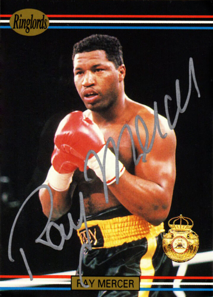 Ray Mercer Signed 1991 Ringlords Boxing Trading Card #13 - MERCAR504 - Ray Mercer Signed 1991 Ringlords Boxing Trading Card #13 product image
