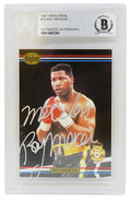 Ray Mercer Signed 1991 Ringlords Boxing Trading Card #13 w/Merciless - (Beckett Encapsulated) - MERCAR509 - Ray Mercer Signed 1991 Ringlords Boxing Trading Card #13 w/Merciless - (Beckett Encapsulated) product image