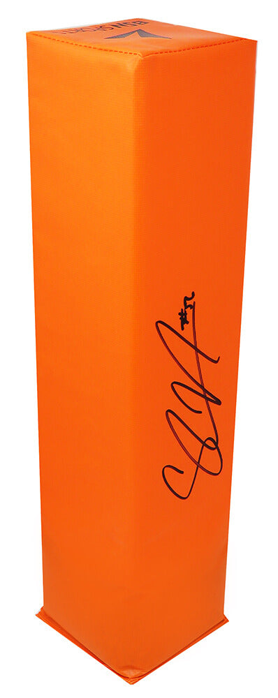 Shawne Merriman Signed Orange Endzone Football Pylon - MERPYL300 - Shawne Merriman Signed Orange Endzone Football Pylon product image