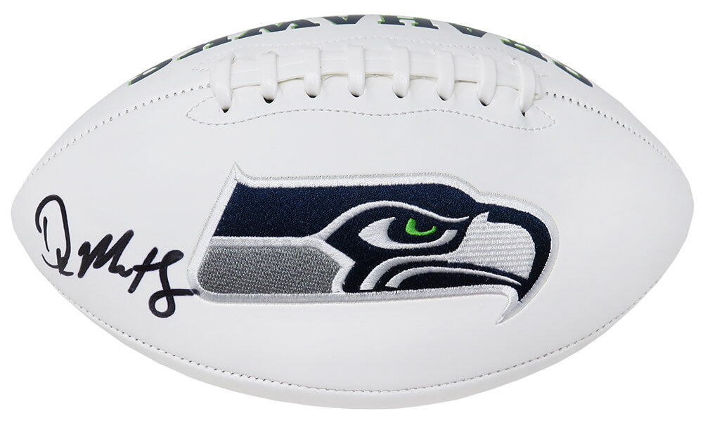 D.K. (DK) Metcalf Signed Seattle Seahawks White Logo Football (Beckett) - METFTB302 - D.K. (DK) Metcalf Signed Seattle Seahawks White Logo Football (Beckett) product image
