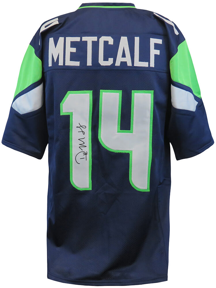 D.K. (DK) Metcalf Signed Navy Custom Football Jersey - METJRY301 - D.K. (DK) Metcalf Signed Navy Custom Football Jersey product image