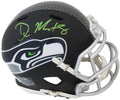 D.K. (DK) Metcalf Signed Seattle Seahawks Flat Black Matte Riddell Speed Mini Helmet (Beckett) - METMIN301 - D.K. (DK) Metcalf Signed Seattle Seahawks Flat Black Matte Riddell Speed Mini Helmet (Beckett) product image