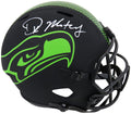 D.K. (DK) Metcalf Signed Seattle Seahawks Eclipse Black Matte Riddell Full Size Speed Replica Helmet - METREP301 - D.K. (DK) Metcalf Signed Seattle Seahawks Eclipse Black Matte Riddell Full Size Speed Replica Helmet product image