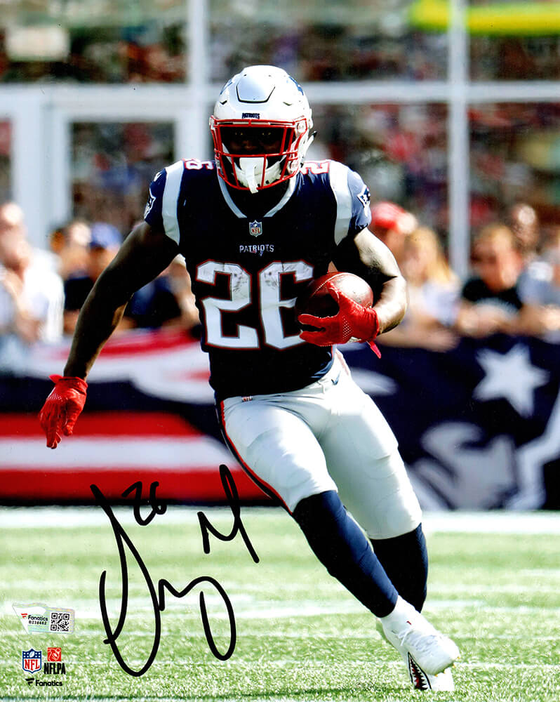 Sony Michel Signed New England Patriots Action 8x10 Photo (Fanatics) - MIC08P300 - Sony Michel Signed New England Patriots Action 8x10 Photo (Fanatics) product image
