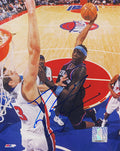 Darius Miles Signed Cleveland Cavaliers Action vs Pistons 8x10 Photo - MIL08P200 - Darius Miles Signed Cleveland Cavaliers Action vs Pistons 8x10 Photo product image