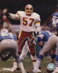 Rich Milot Signed Washington Football Team White Jersey Pointing 8x10 Photo - MIL08P321TW - Rich Milot Signed Washington Football Team White Jersey Pointing 8x10 Photo product image