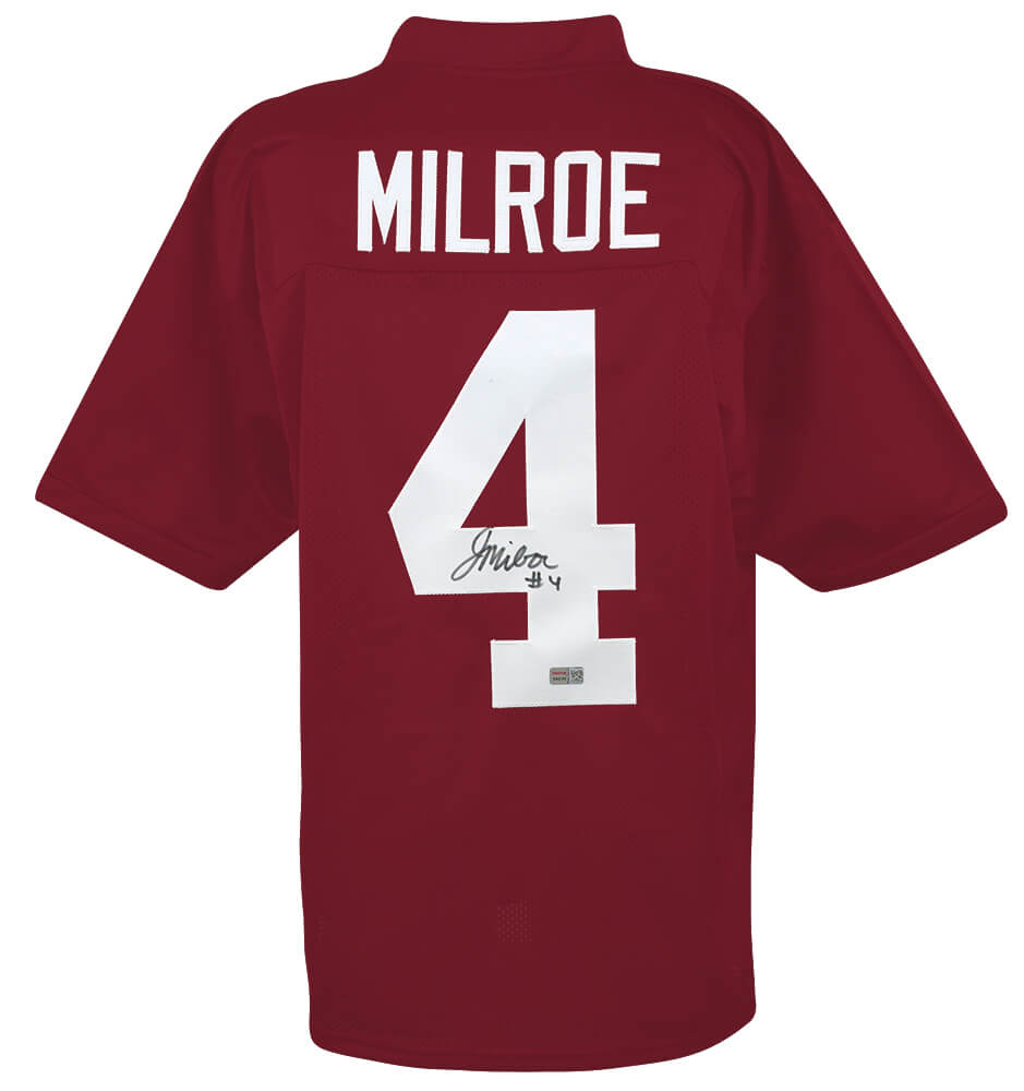 Jalen Milroe Signed Maroon Custom College Football Jersey - (Tri-Star) - MILJRY310 - Jalen Milroe Signed Maroon Custom College Football Jersey - (Tri-Star) product image
