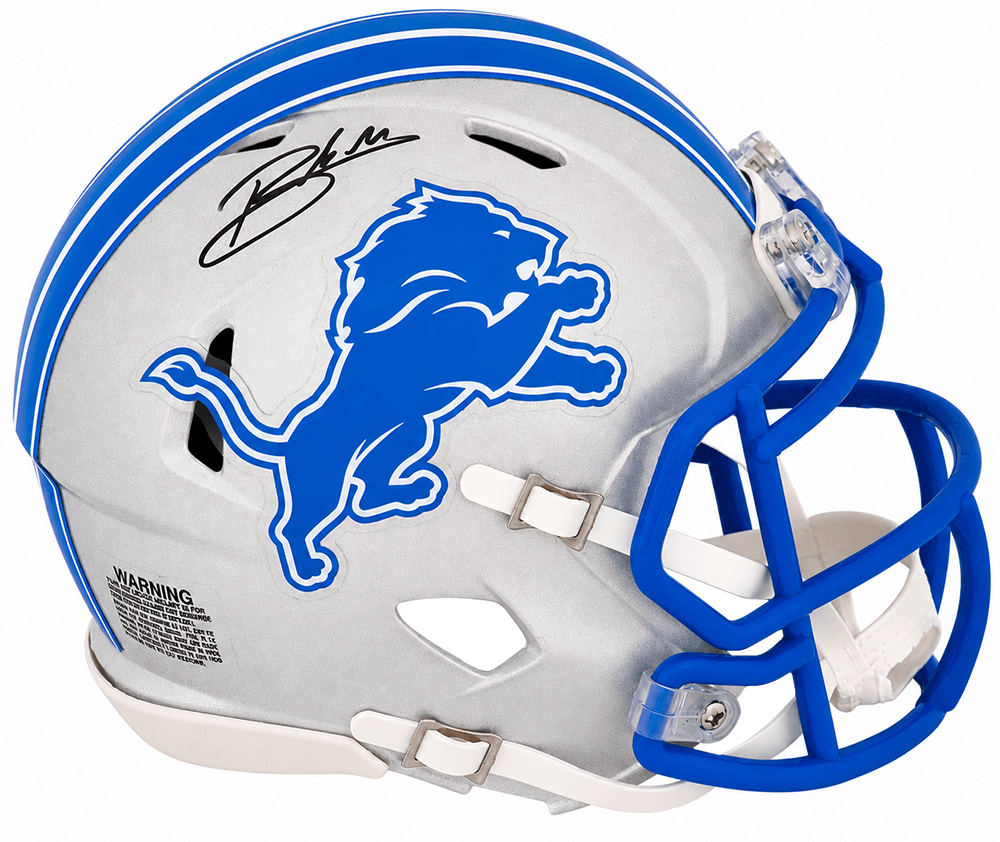 Blake Miller Signed Detroit Lions Riddell Speed Mini Helmet - MILMIN300 - Blake Miller Signed Detroit Lions Riddell Speed Mini Helmet product image