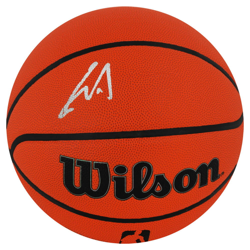 Yao Ming Signed Wilson Indoor/Outdoor NBA Basketball - MINBSK200 - Yao Ming Signed Wilson Indoor/Outdoor NBA Basketball product image