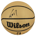 Yao Ming Signed Wilson Gold NBA Basketball - MINBSK202 - Yao Ming Signed Wilson Gold NBA Basketball product image