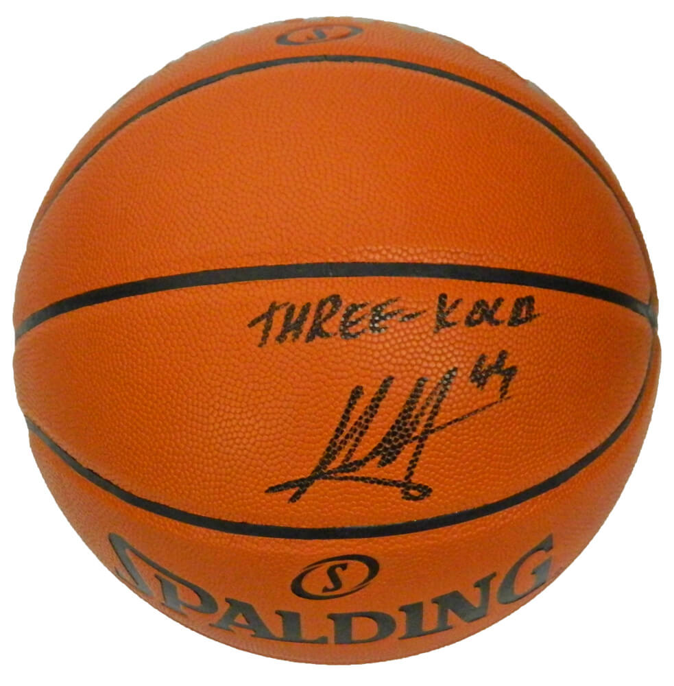 Nikola Mirotic Signed Spalding NBA Game Series Replica Basketball w/Three-Kola - MIRBSK202 - Nikola Mirotic Signed Spalding NBA Game Series Replica Basketball w/Three-Kola product image
