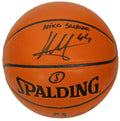 Nikola Mirotic Signed Spalding NBA Game Series Replica Basketball w/Niko Suave - MIRBSK203 - Nikola Mirotic Signed Spalding NBA Game Series Replica Basketball w/Niko Suave product image