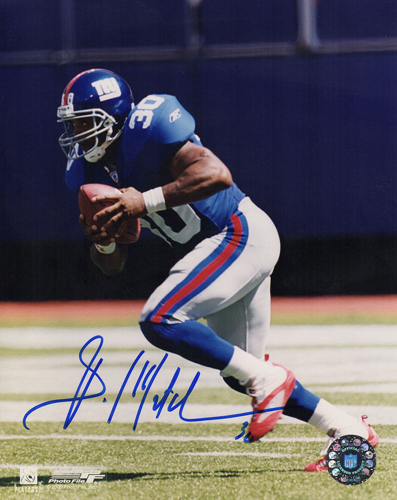 Brian Mitchell Signed New York Giants Blue Jersey Action 8x10 Photo - MIT08P304 - Brian Mitchell Signed New York Giants Blue Jersey Action 8x10 Photo product image