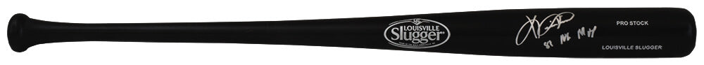 Kevin Mitchell Signed Louisville Slugger Pro Stock Black Baseball Bat w/89 NL MVP - MITBAT102 - Kevin Mitchell Signed Louisville Slugger Pro Stock Black Baseball Bat w/89 NL MVP product image