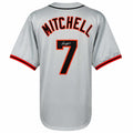 Kevin Mitchell Signed Grey Custom Baseball Jersey w/89 NL MVP - MITJRY101 - Kevin Mitchell Signed Grey Custom Baseball Jersey w/89 NL MVP product image
