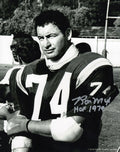 Ron Mix Signed Chargers B&W Close Up 8x10 Photo w/HOF 1979 - MIX08P301 - Ron Mix Signed Chargers B&W Close Up 8x10 Photo w/HOF 1979 product image
