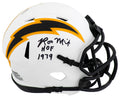 Ron Mix Signed Chargers LUNAR Riddell Speed Mini Helmet w/HOF 1979 - MIXMIN312 - Ron Mix Signed Chargers LUNAR Riddell Speed Mini Helmet w/HOF 1979 product image