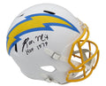 Ron Mix Signed Chargers Riddell Full Size Speed Replica Helmet w/HOF 1979 - MIXREP310 - Ron Mix Signed Chargers Riddell Full Size Speed Replica Helmet w/HOF 1979 product image