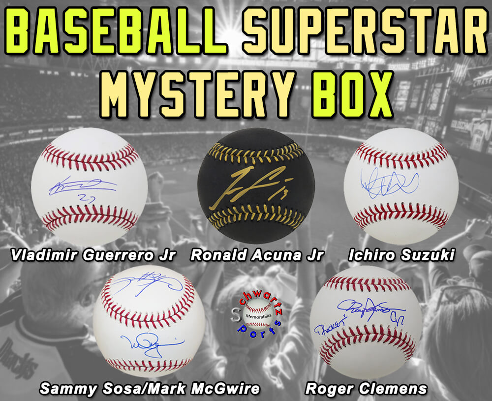 Schwartz Sports Baseball Superstar Signed Mystery Baseball - Series 16 (Limited to 75) - MYSBSB116 - Schwartz Sports Baseball Superstar Signed Mystery Baseball - Series 16 (Limited to 75) product image