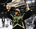 Mike Modano Signed Dallas Stars Holding 1999 Stanley Cup 8x10 Photo (In Blue Ink) - MOD08P411 - Mike Modano Signed Dallas Stars Holding 1999 Stanley Cup 8x10 Photo (In Blue Ink) product image