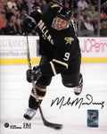Mike Modano Signed Dallas Stars Black Jersey Slap Shot Action 8x10 Photo - MOD08P413 - Mike Modano Signed Dallas Stars Black Jersey Slap Shot Action 8x10 Photo product image