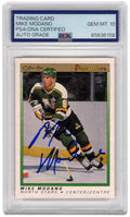 Mike Modano Signed North Stars 1990-91 O-Pee-Chee Premier Hockey Rookie Card #74 - (PSA Encapsulated - Auto Grade 10) - MODCAR404 - Mike Modano Signed North Stars 1990-91 O-Pee-Chee Premier Hockey Rookie Card #74 - (PSA Encapsulated - Auto Grade 10) product image
