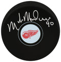 Mike Modano Signed Detroit Red Wings Logo Hockey Puck - MODPUC409 - Mike Modano Signed Detroit Red Wings Logo Hockey Puck product image