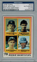 Paul Molitor Signed Milwaukee Brewers 1978 Topps Rookie Card #707 PSA/DNA - MOLCAR100 - Paul Molitor Signed Milwaukee Brewers 1978 Topps Rookie Card #707 PSA/DNA product image