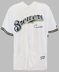 Paul Molitor Signed Milwaukee Brewers Majestic Replica Baseball Jersey - MOLJRY101 - Paul Molitor Signed Milwaukee Brewers Majestic Replica Baseball Jersey product image