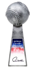 Paul Molitor Signed Baseball World Champion 14 Inch Replica Silver Trophy - MOLTRO100 - Paul Molitor Signed Baseball World Champion 14 Inch Replica Silver Trophy product image