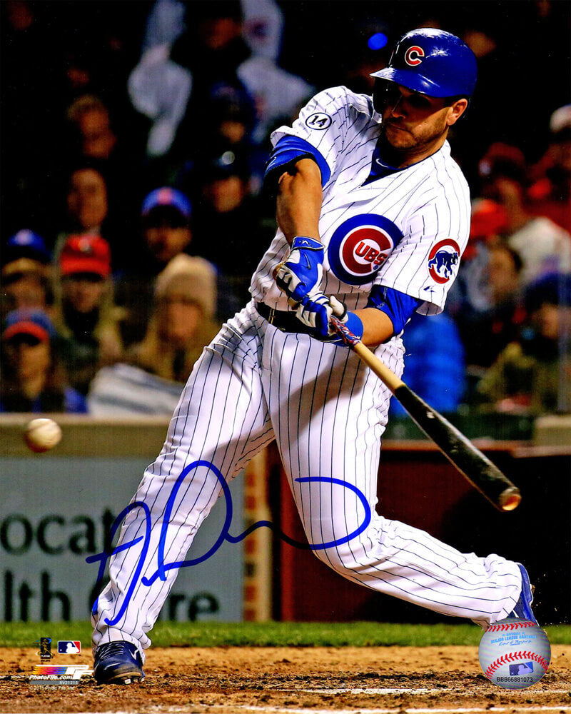 Miguel Montero Signed Chicago Cubs Swinging Action 8x10 Photo - MON08P105 - Miguel Montero Signed Chicago Cubs Swinging Action 8x10 Photo product image
