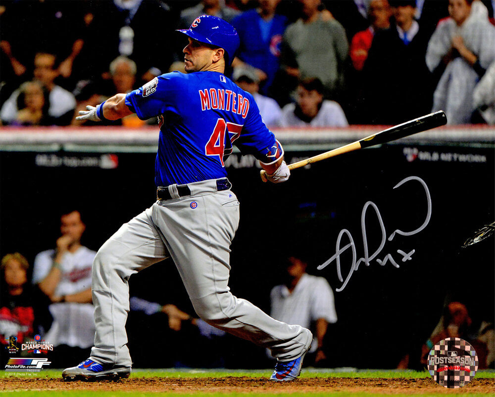 Miguel Montero Signed Cubs 2016 World Series Game 7 RBI 8x10 Photo - MON08P108 - Miguel Montero Signed Cubs 2016 World Series Game 7 RBI 8x10 Photo product image