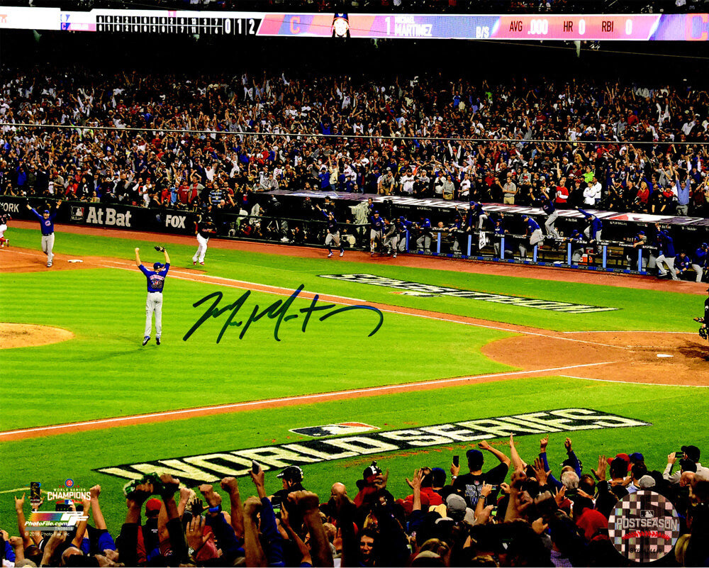 Mike Montgomery Signed Chicago Cubs 2016 World Series Game 7 Last Out 8x10 Photo - MON08P120 - Mike Montgomery Signed Chicago Cubs 2016 World Series Game 7 Last Out 8x10 Photo product image
