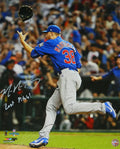 Mike Montgomery Signed Chicago Cubs 2016 World Series Celebration 16x20 Photo w/Last Pitch - MON16P121 - Mike Montgomery Signed Chicago Cubs 2016 World Series Celebration 16x20 Photo w/Last Pitch product image
