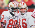 Joe Montana & Jerry Rice Dual Signed San Francisco 49ers Close Up 16x20 Photo - MON16P300 - Joe Montana & Jerry Rice Dual Signed San Francisco 49ers Close Up 16x20 Photo product image