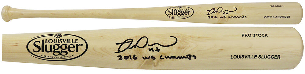 Miguel Montero Signed Louisville Slugger Pro Stock Blonde Baseball Bat w/2016 WS Champs - MONBAT105 - Miguel Montero Signed Louisville Slugger Pro Stock Blonde Baseball Bat w/2016 WS Champs product image