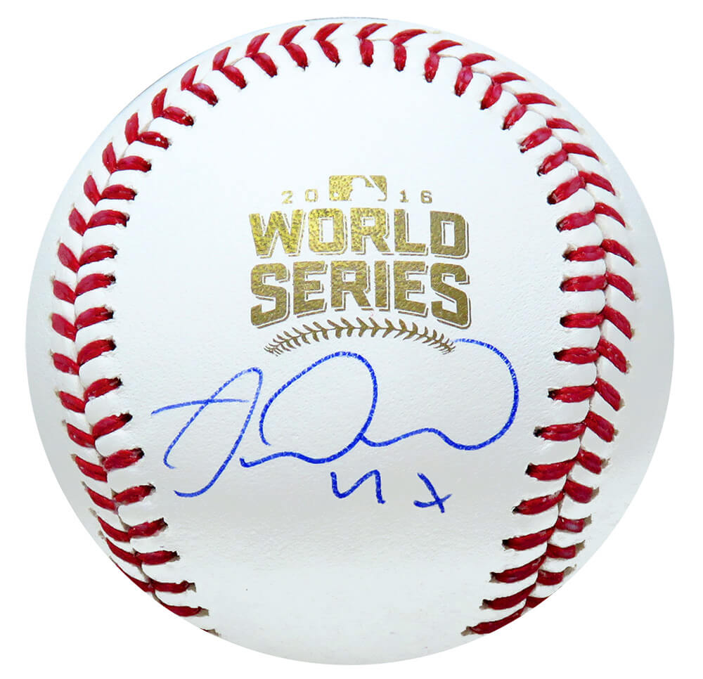 Miguel Montero Signed Rawlings Official 2016 World Series MLB Baseball - MONBSB103 - Miguel Montero Signed Rawlings Official 2016 World Series MLB Baseball product image