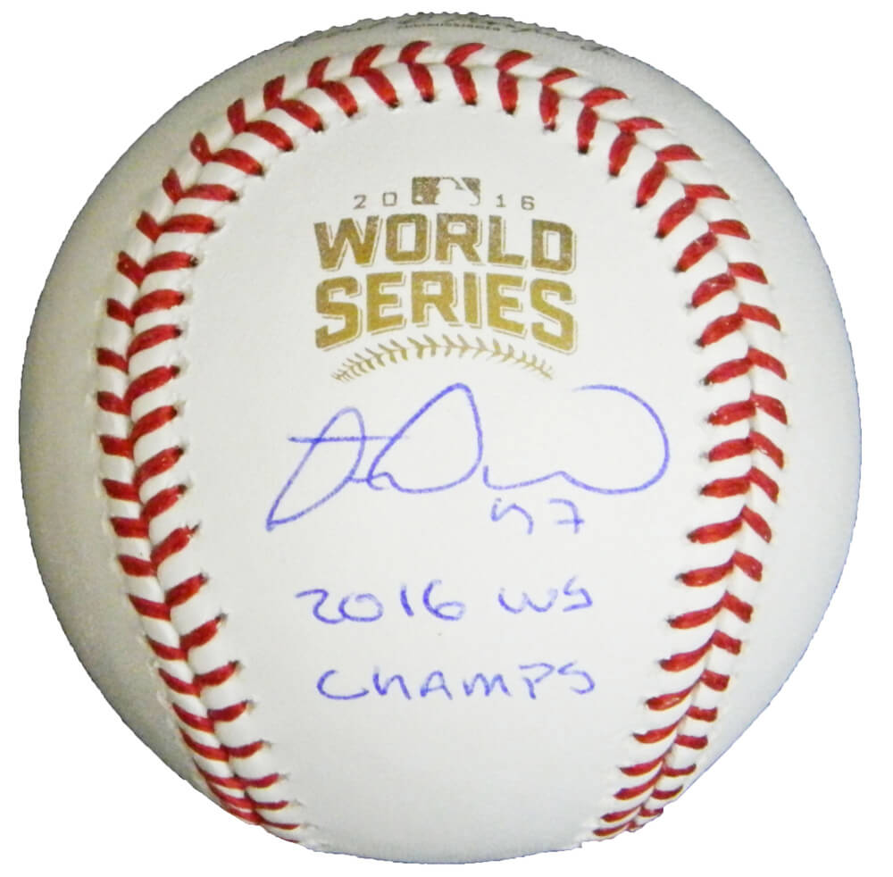 Miguel Montero Signed Rawlings Official 2016 World Series MLB Baseball w/2016 WS Champs - MONBSB104 - Miguel Montero Signed Rawlings Official 2016 World Series MLB Baseball w/2016 WS Champs product image