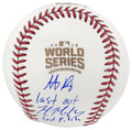 Anthony Rizzo & Mike Montgomery Signed Rawlings 2016 World Series Baseball w/Last Out, Last Pitch - MONBSB113 - Anthony Rizzo & Mike Montgomery Signed Rawlings 2016 World Series Baseball w/Last Out, Last Pitch product image