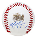 Mike Montgomery Signed Rawlings Official 2016 World Series MLB Baseball - MONBSB120 - Mike Montgomery Signed Rawlings Official 2016 World Series MLB Baseball product image