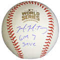 Mike Montgomery Signed Rawlings Official 2016 World Series Baseball w/Gm 7 Save - MONBSB126 - Mike Montgomery Signed Rawlings Official 2016 World Series Baseball w/Gm 7 Save product image