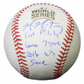 Mike Montgomery Signed Rawlings 2016 World Series LE/38 Baseball w/Last Pitch, Game 7 Save, 2016 WS Save - MONBSB129 - Mike Montgomery Signed Rawlings 2016 World Series LE/38 Baseball w/Last Pitch, Game 7 Save, 2016 WS Save product image